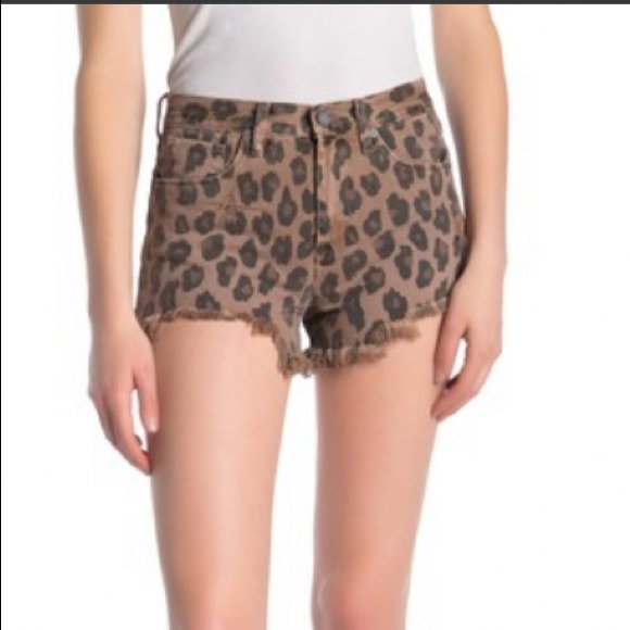 BLANKNYC Denim
Leopard Print Denim Shorts - Picture 2 of 5